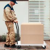 Folding Aluminum Alloy Platform Truck with 4 TPR Wheels & Handle