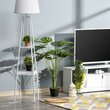 HOMCOM Decorative Artificial Monstera Plants in Pot Fake Plants for Home Indoor Decor, 85cm