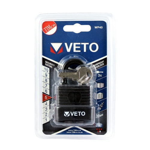 TIMCO Weatherproof Padlock - 40mm