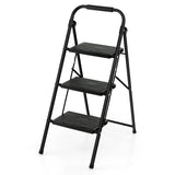 3 Step Ladder with Wide Anti-Slip Pedal for Household/Office/Garden
