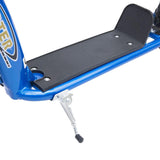 HOMCOM Kids Scooter Kick Scooter, with 12" EVA Tyres, Rear Brake, Big Wheels Scooter for 5-12 Years , Blue