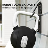 SPORTNOW 8 Pack Bike Rack, Wall Mounted Bicycle Hanger Hook, Foldable Garage Bike Wall Rack, Bicycle Storage Holder for Indoor Outdoor Use