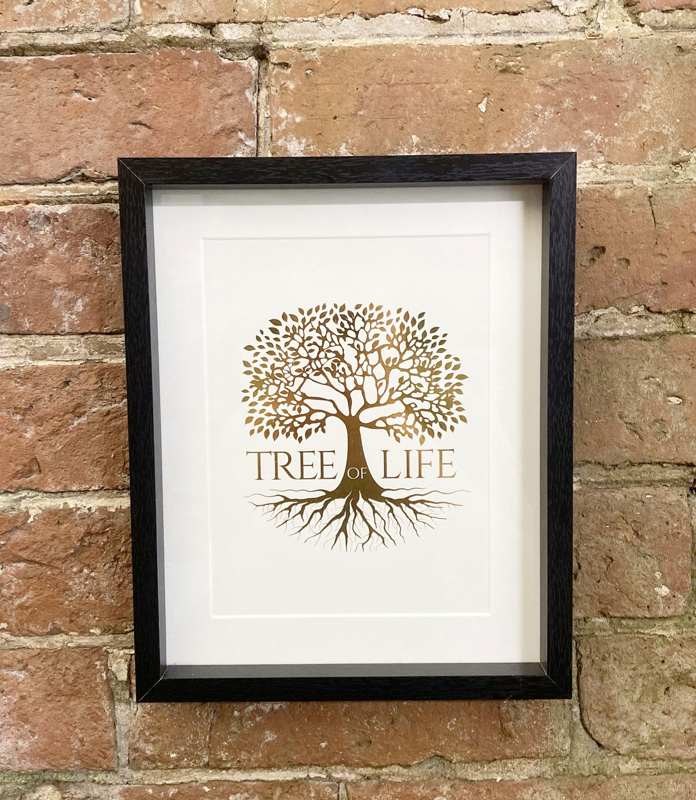 Gold Tree Of Life Print 25cm