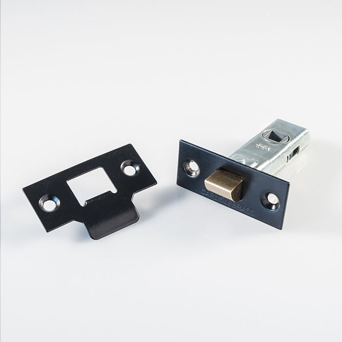 2.5" TUBULAR MORTICE LATCH PCB - POWDER COAT BLACK - 64mm - EACH