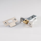 2.5" TUBULAR MORTICE LATCH NP - NICKEL PLATED - 64mm - EACH