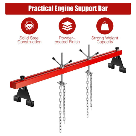 1100 LB Engine Support Bar for Motor Tranny Transmission Transaxle Repair