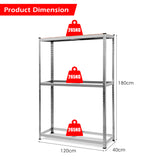 Metal rack rack for 8 tires up to 795 kg