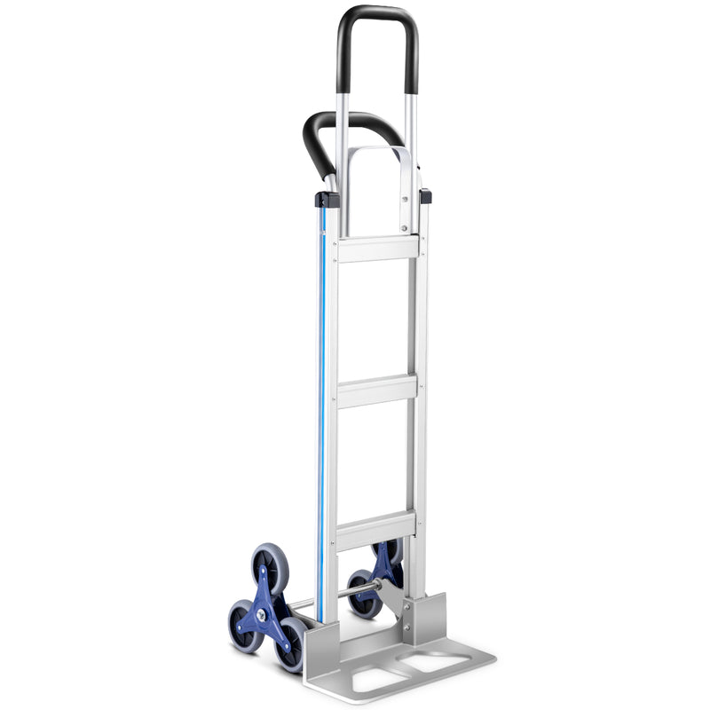2-in-1 550 Lbs Capacity Convertible Hand Truck and Dolly with 6 Wheels