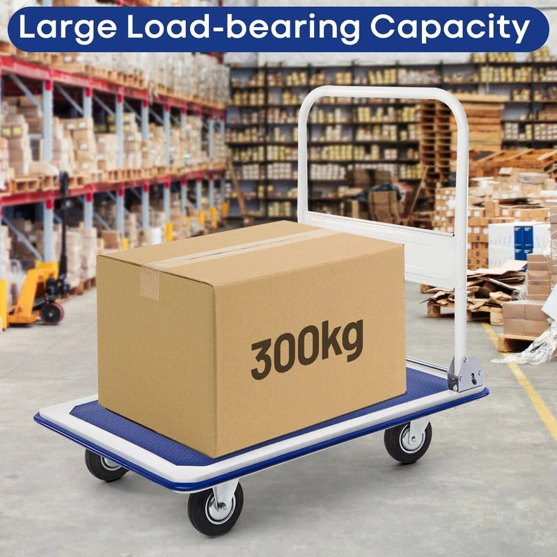 Folding Platform Truck with Swivel Wheels for Loading/Storage