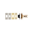 TUBULAR DEADBOLT LATCH 64MM 45MM BACKSET - ELECTRO BRASS/SATIN STAINLESS STEEL - EACH