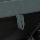 HOMCOM 'L' Shape Modular Storage Sofa - Dark Grey