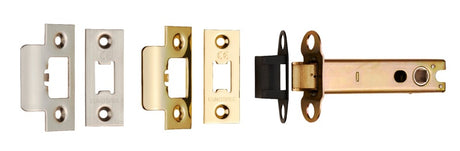 EASI - T HEAVY SPRUNG TUBULAR LATCH 102MM - SATIN STAINLESS STEEL - EACH