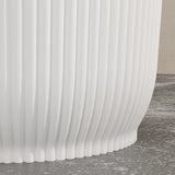 Outsunny Set of Three 22cm Planters - White