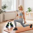 SPORTNOW Dumbbells Set with Storage Rack, 2 x 1kg, 2 x 2kg, 2 x 3kg, Green