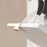 HOMCOM Elegant Four-Drawer Shoe Cabinet - White