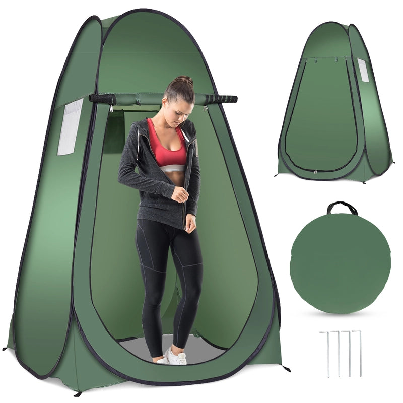 Beach shower tent, changing tent, toilet tent, side tent, large tent, cabin, fold-green