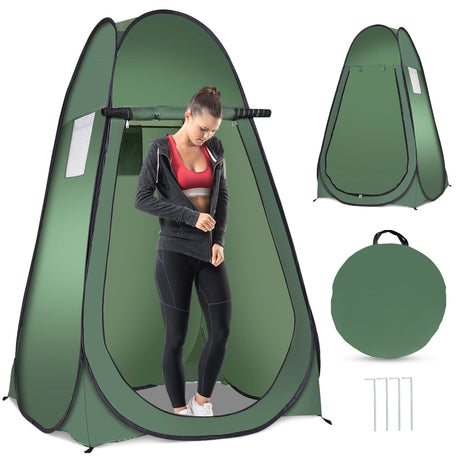 Beach shower tent, changing tent, toilet tent, side tent, large tent, cabin, fold-green