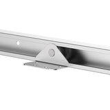 HOMCOM 6FT Modern Sliding Barn Door Closet Hardware Track Kit Track System Unit for Single Wooden Door