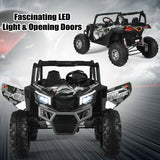 12V Electric Car With Music Remote Control and 2 Seats for Kids-Camouflage