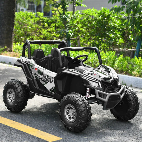 12V Electric Car With Music Remote Control and 2 Seats for Kids-Camouflage