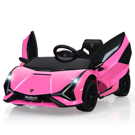 12V Kids Electric Ride on Car with Remote Control-Pink