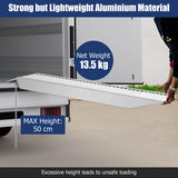 Trailer Ramp Universal Vehicle Loading Ramp with Extension Plate