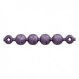 Amethyst Traditional ‘Low Domed’ Upholstery Nail Strip - 9.5mm (100 1/3) - 1 metre and 24 nails