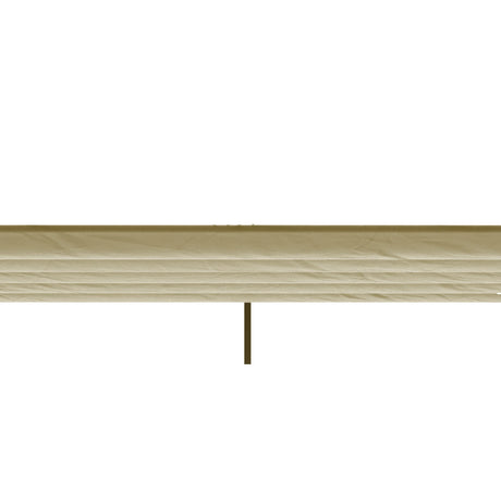 Outsunny Retractable Pergola Cover, 3.5 x 2.6 m Replacement Canopy Fabric for 4 x 3 m Frame, Roof Top Only, Beige