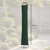 Outsunny Parasol Cover, Cantilever Umbrella Cover for 2-3.5 m Parasols, Banana Umbrella Protector with Zipper, Green