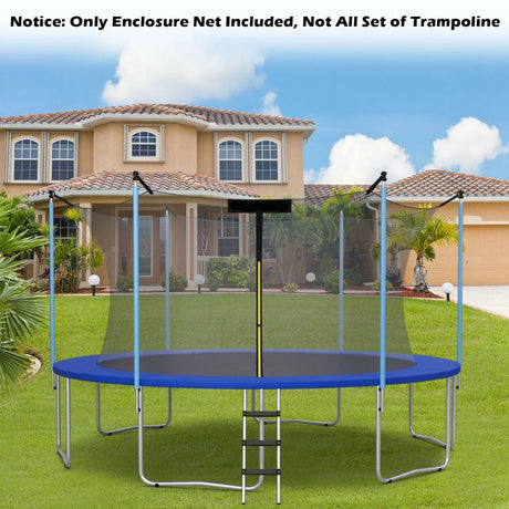 12Ft Replacement Weather-Resistant Trampoline Safety Enclosure Net