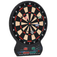 HOMCOM Electronic Hanging Dartboard LED Digital Score Set 27 Games and 202 Variations with 12 Soft Tip Darts