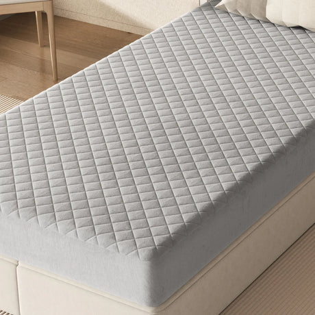 Twin/Queen/King Size Luxury Super Soft Velvet Mattress Protector-Twin size