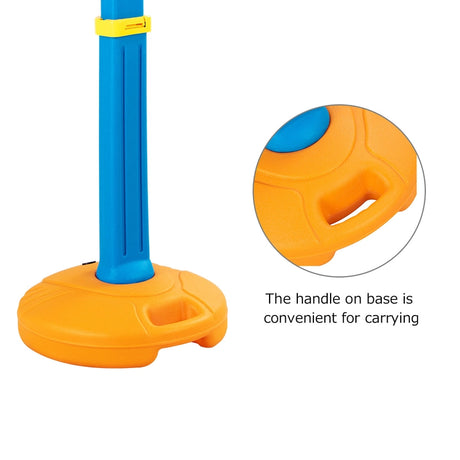 Height-Adjustable Toddler Basketball Stand with Kid-Friendly HDPE