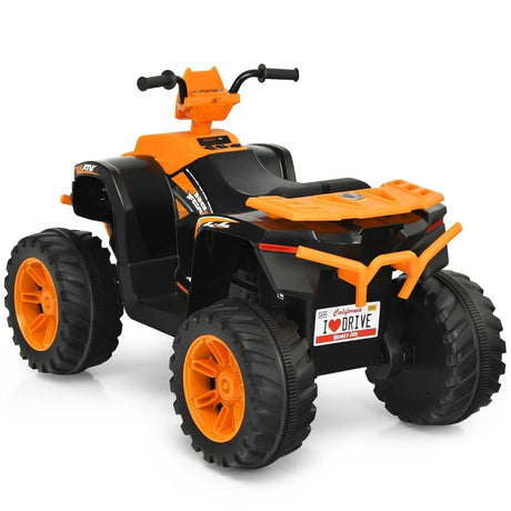 12v Electric Kids Ride On ATV / Quad Bike-Orange