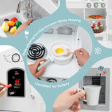 Kitchen Pretend Play Cookware Set Toys for Kids with Water Dispenser