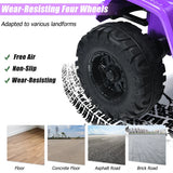 12V Battery Powered Kids Ride on Truck with Remote Control-Purple