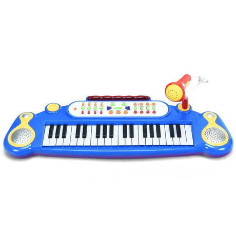37 Key Electronic Keyboard Kids Toy Piano-Blue