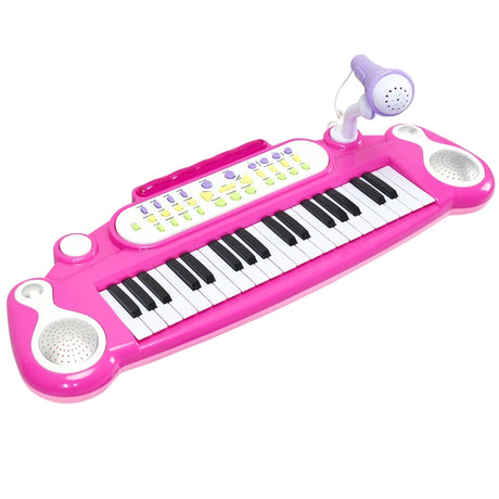 37 Key Electronic Keyboard Kids Toy Piano-Pink