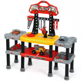 121 PCS Toy Tool Play Set with Spacious Double-Tier Design for Toddlers