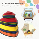 AIYAPLAY 11-Piece Stepping Stones for Kids, Stackable Sensory Toys Outdoor Indoor, Obstacle Course for Balance and Motor Skills