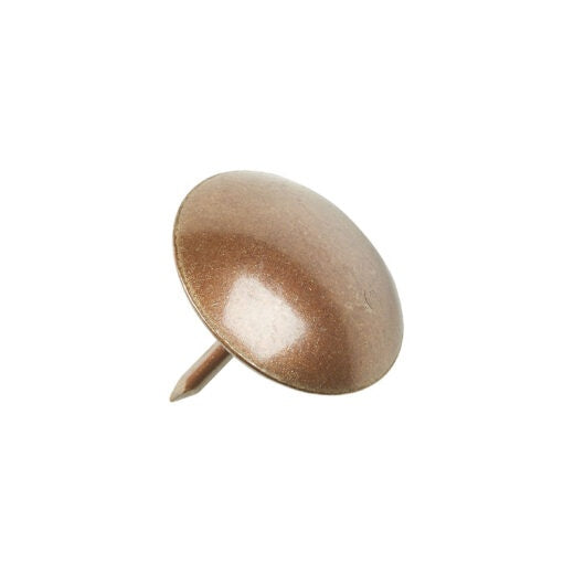 French Natural Low Domed Upholstery Nails - 11mm - (130 1/3 nail) - 13mm - Pack 50