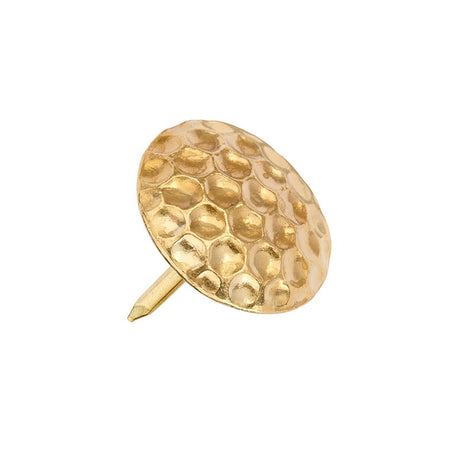 15mm ‘1505M’ Decorative Nail – Brass Plated - Box 250