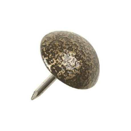 Powder Coated Upholstery Nails – Brass/Black - 11mm - Pack 50