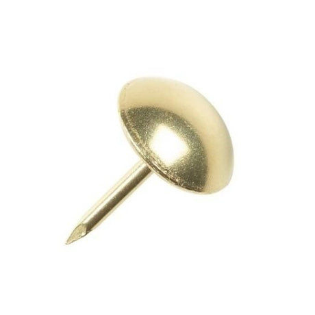 Brass Plated High Domed Upholstery Nails - 13mm - Box 1000