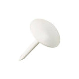 White High Domed Upholstery Nail - 10.5mm - (1660 nail) - 13mm - Pack 50