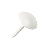 White High Domed Upholstery Nail - 10.5mm - (1660 nail) - 13mm - Box 1000