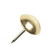 Solid Brass High Domed Upholstery Nails - 6mm - (R5 nail) - 13mm - Pack 50