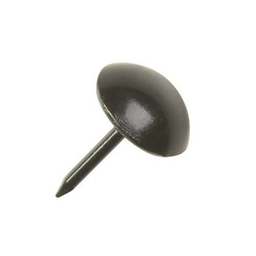 Black High Domed Upholstery Nail - 10.5mm - (1660 nail) - 13mm - Pack 50