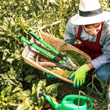 Outsunny Telescopic Loppers 64.5-90 cm, Extendable Garden Loppers Heavy Duty with Steel Blade and Adjustable Handles, Tree Trimmer for Branches, Bushes, Shrubs, Green