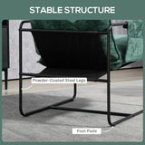 HOMCOM Minimal Padded Accent Chair, with Pockets - Green